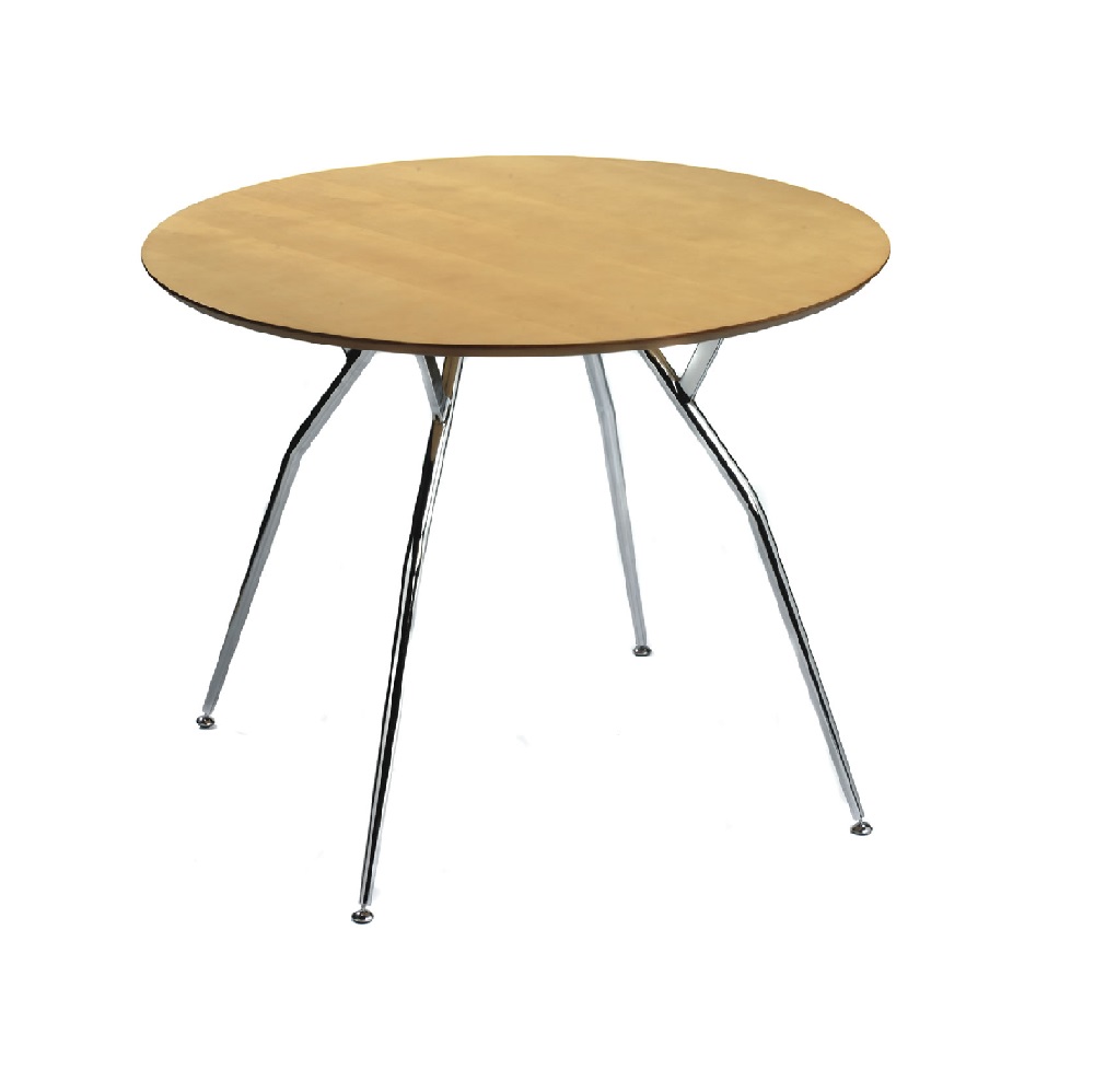 1888 CAFE SMALL ROUND TABLE WITH METAL LEGS
